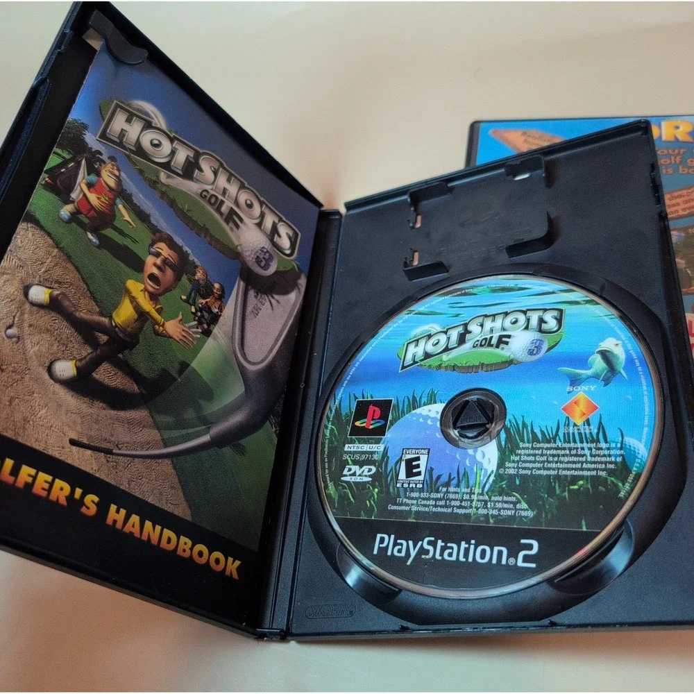 Hot Shots Golf Fore & Hot Shots Golf 3 PS2 Black Label Complete CIB 2 Game Lot